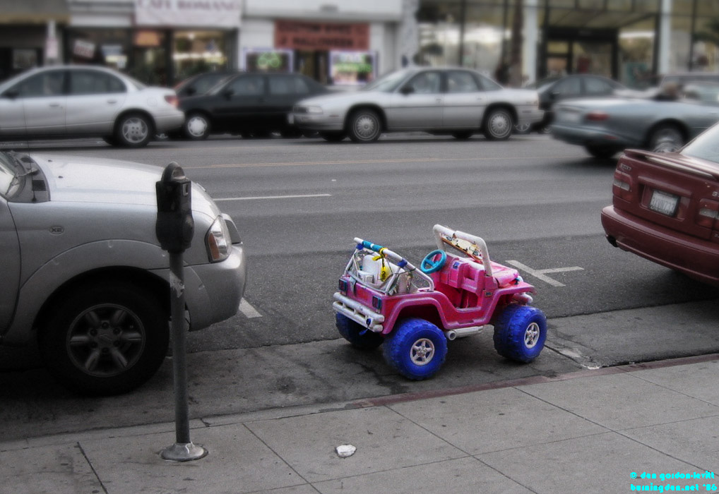 Toy Car Parallel Parked